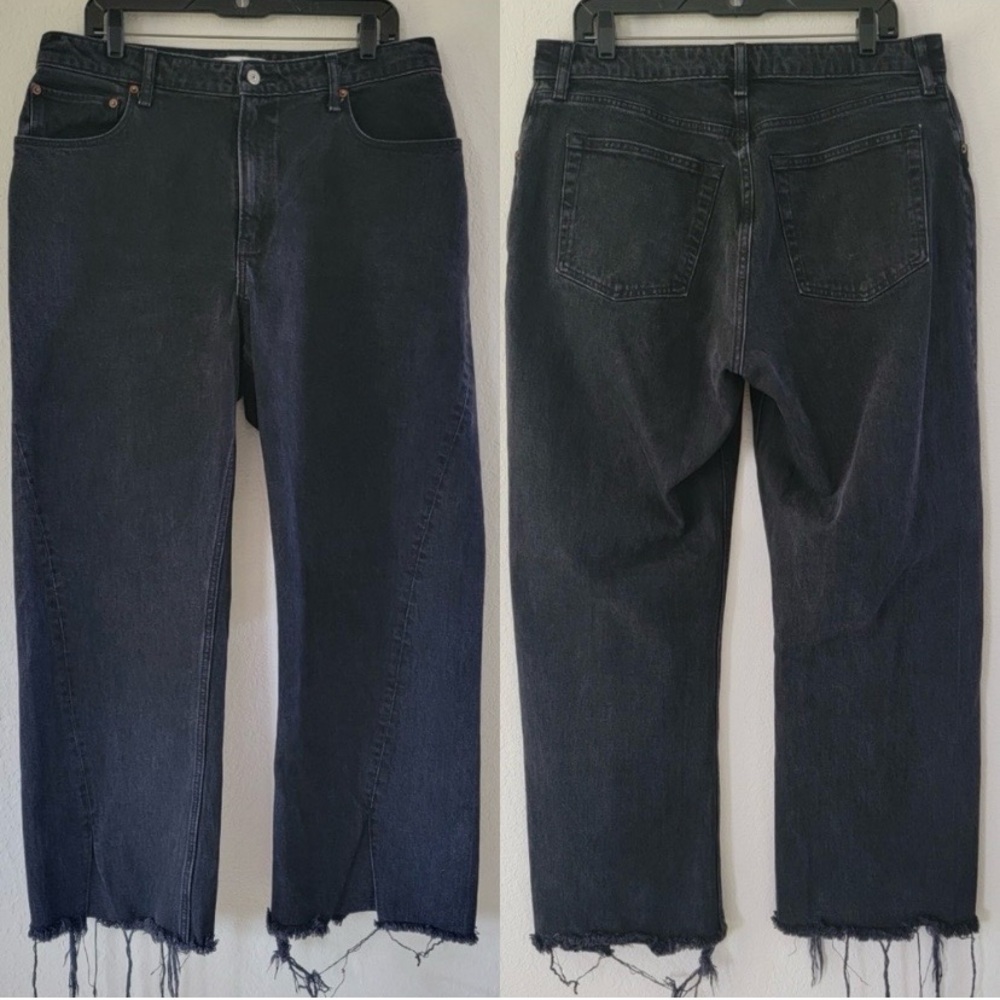 ABERCROMBIE & FITCH Plus Size Curve Love High-Rise 90's Relaxed Jeans 32.